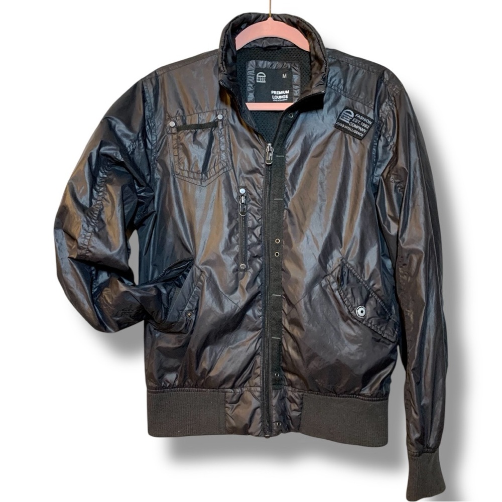 Premium Lounge Jeans Intelligence  1992 Vintage Nylon Bomber Jacket size M